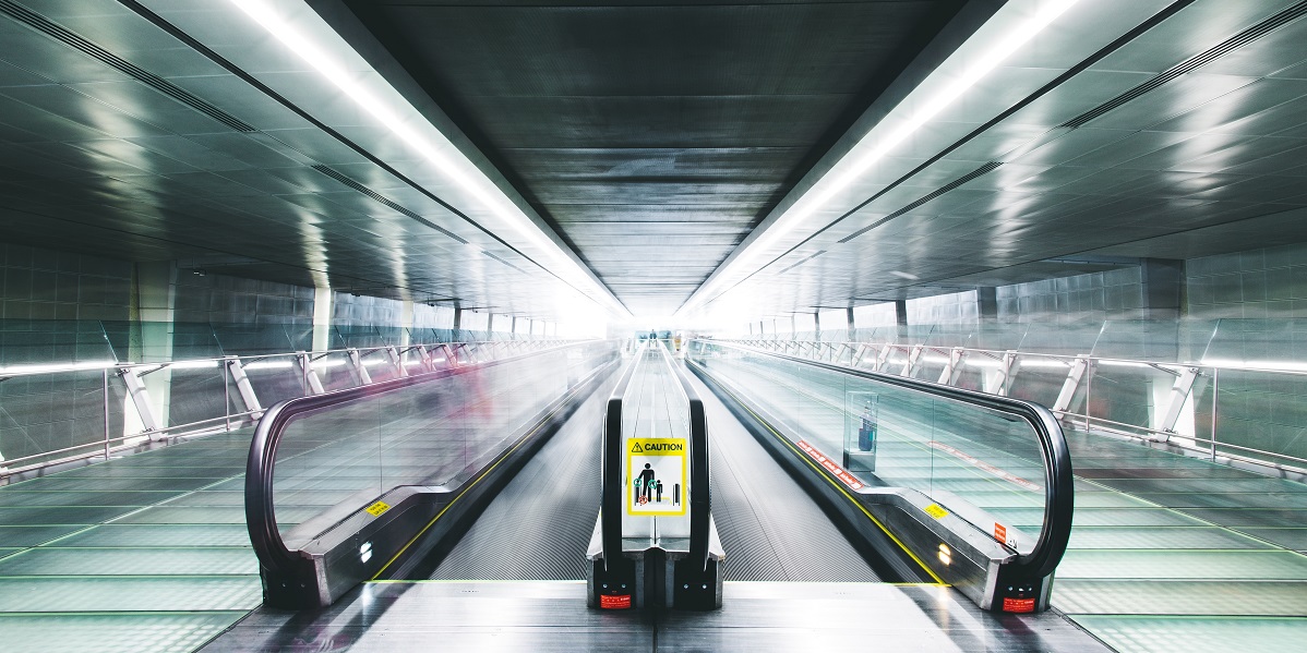 travellators in airport providing special assistance while travelling