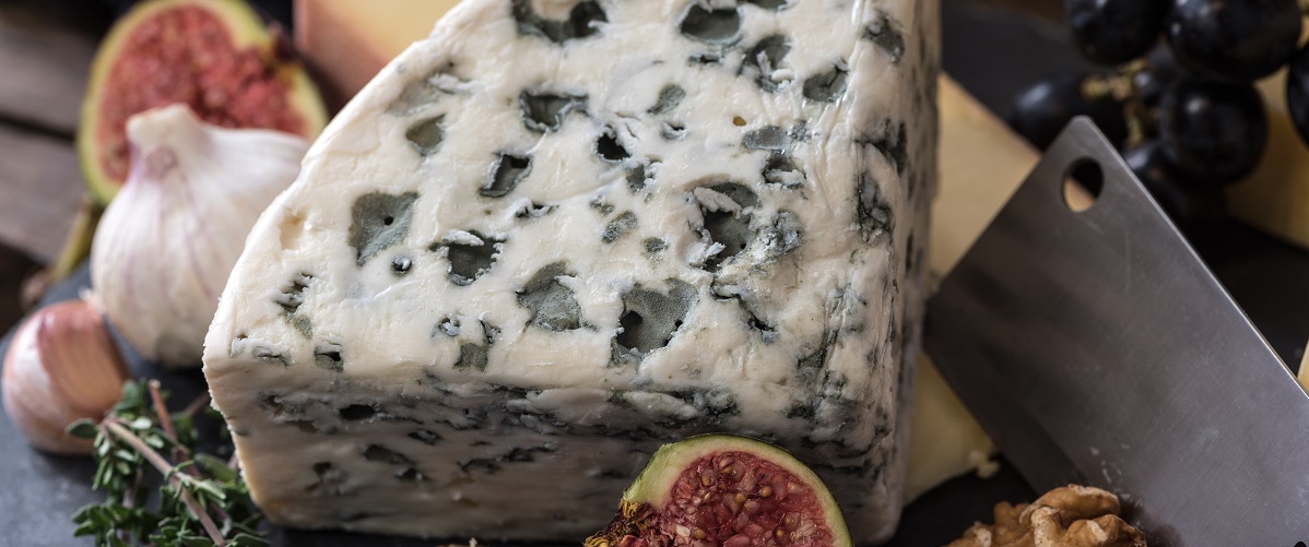 blue cheese on a platter - a diet like this  should be avoided when having brain tumour treatment