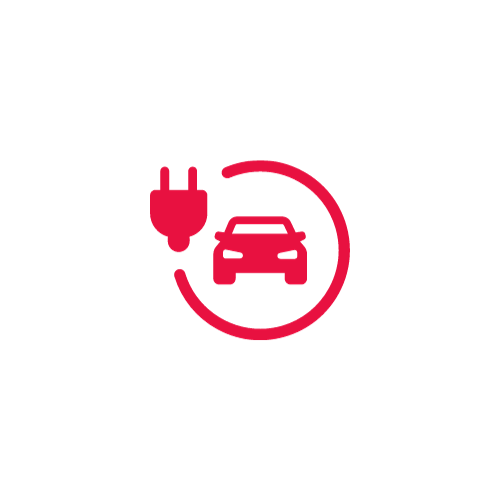 icon of an electric car charge point