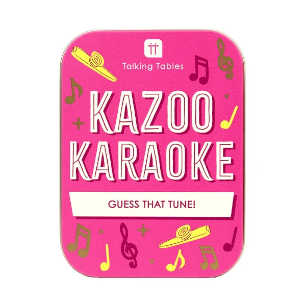 kazoo karaoke in a tin