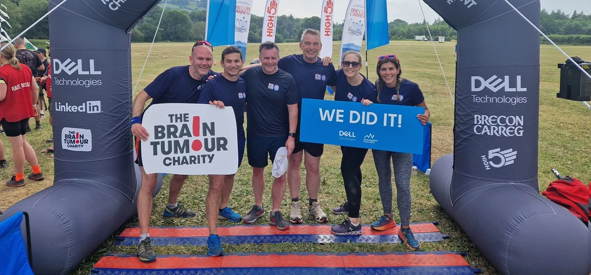 Richard Rawcliffe and team doing a fundraising event