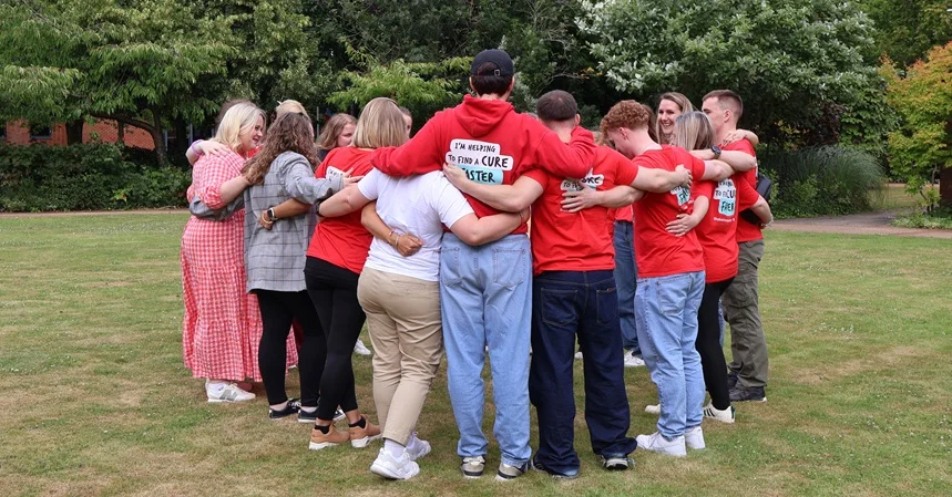 Young Ambassadors stand together at Big Weekend