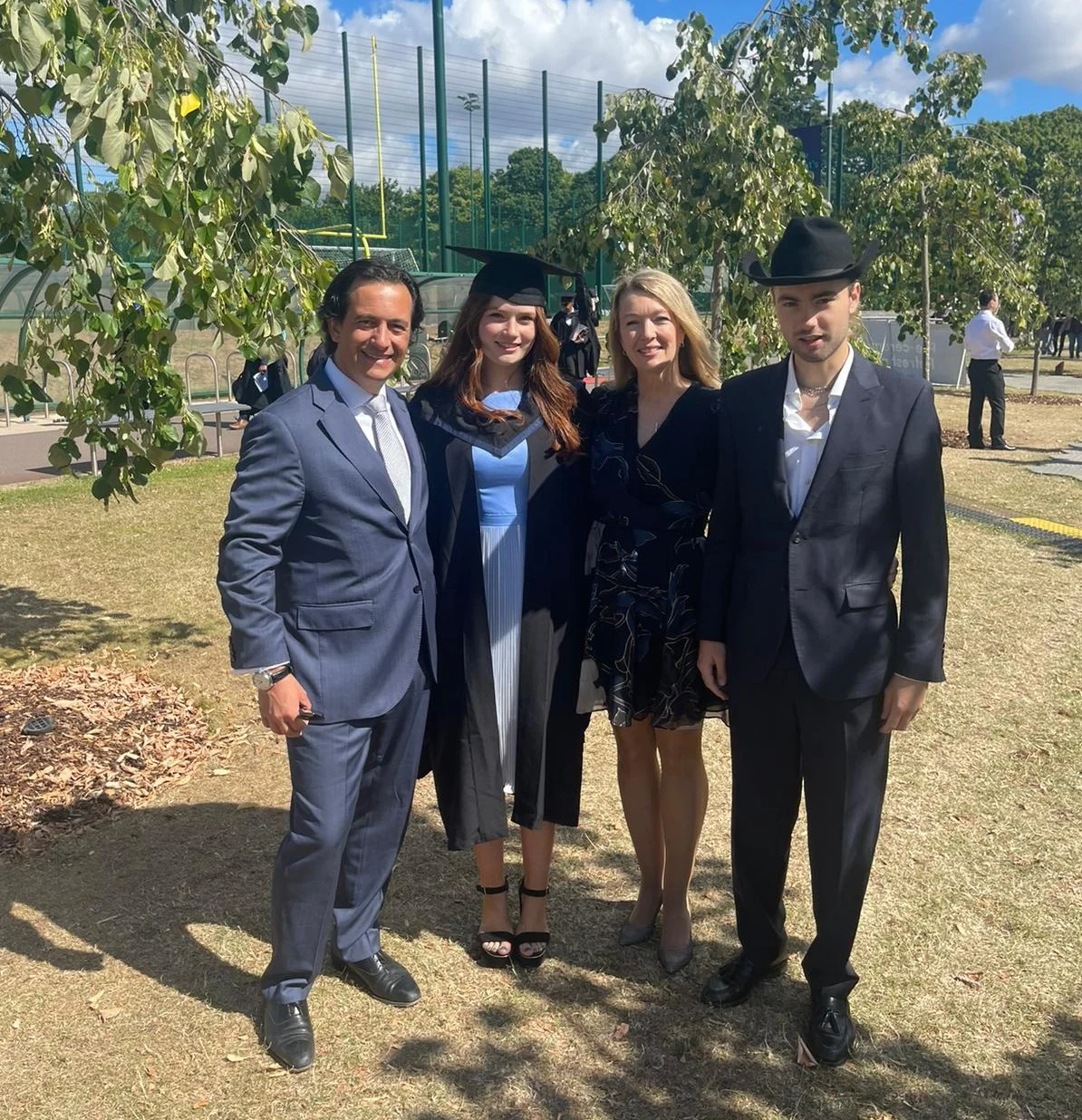 Team Syren family at graduation