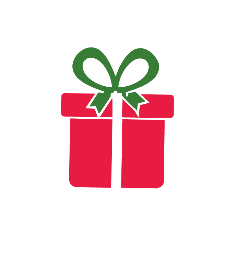 Vector image of a present