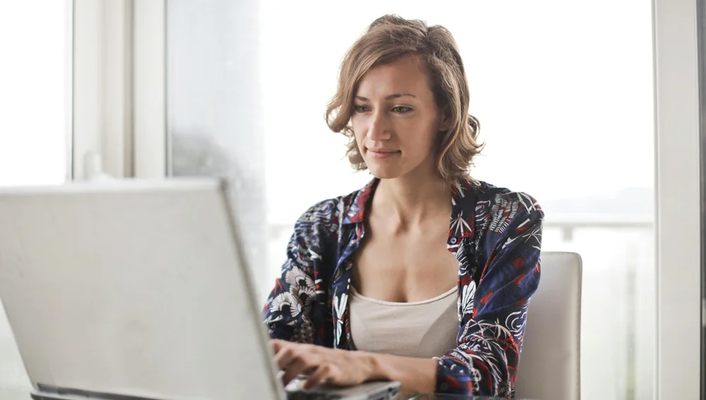 Person on laptop