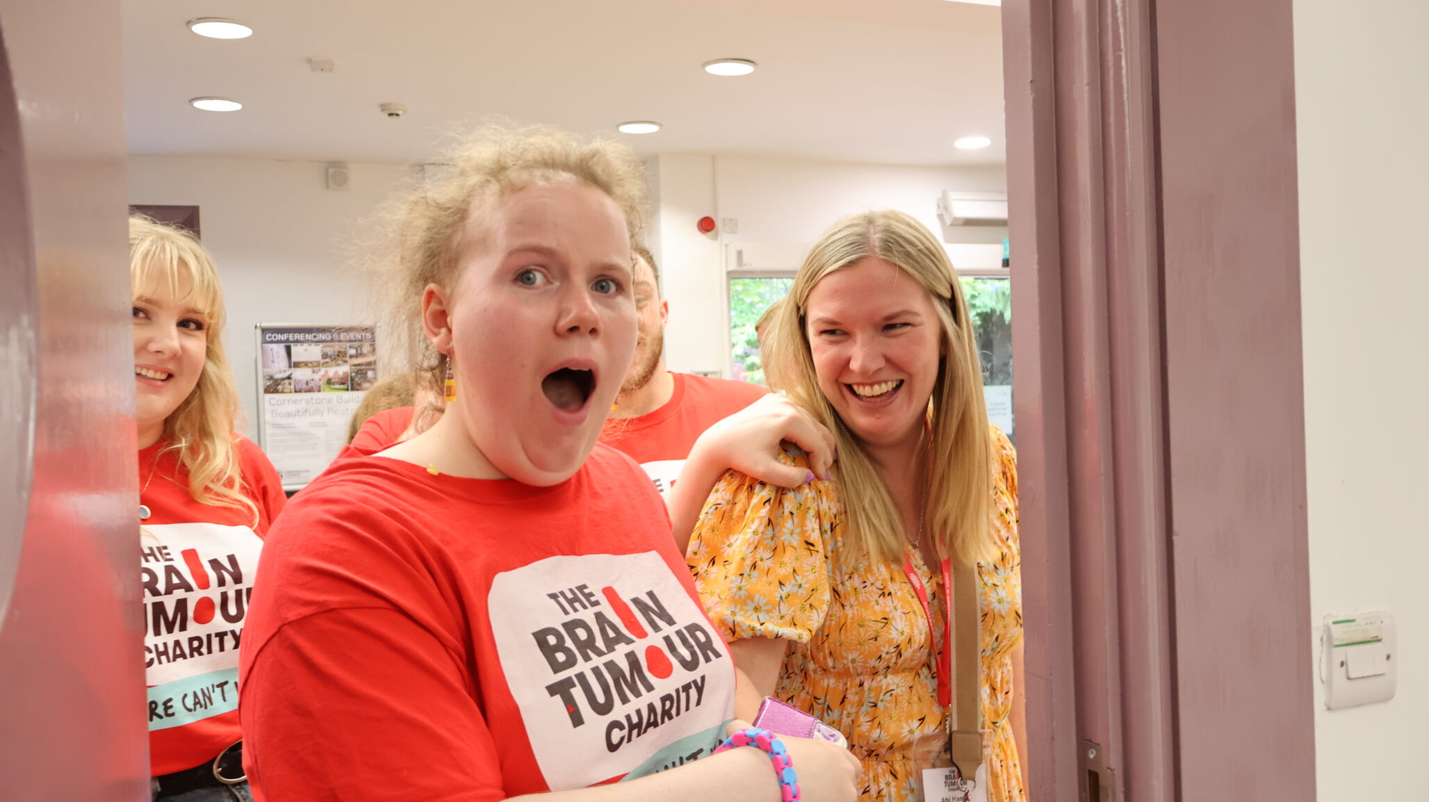 Rachel Hirst and other Young Ambassadors for The Brain Tumour Charity