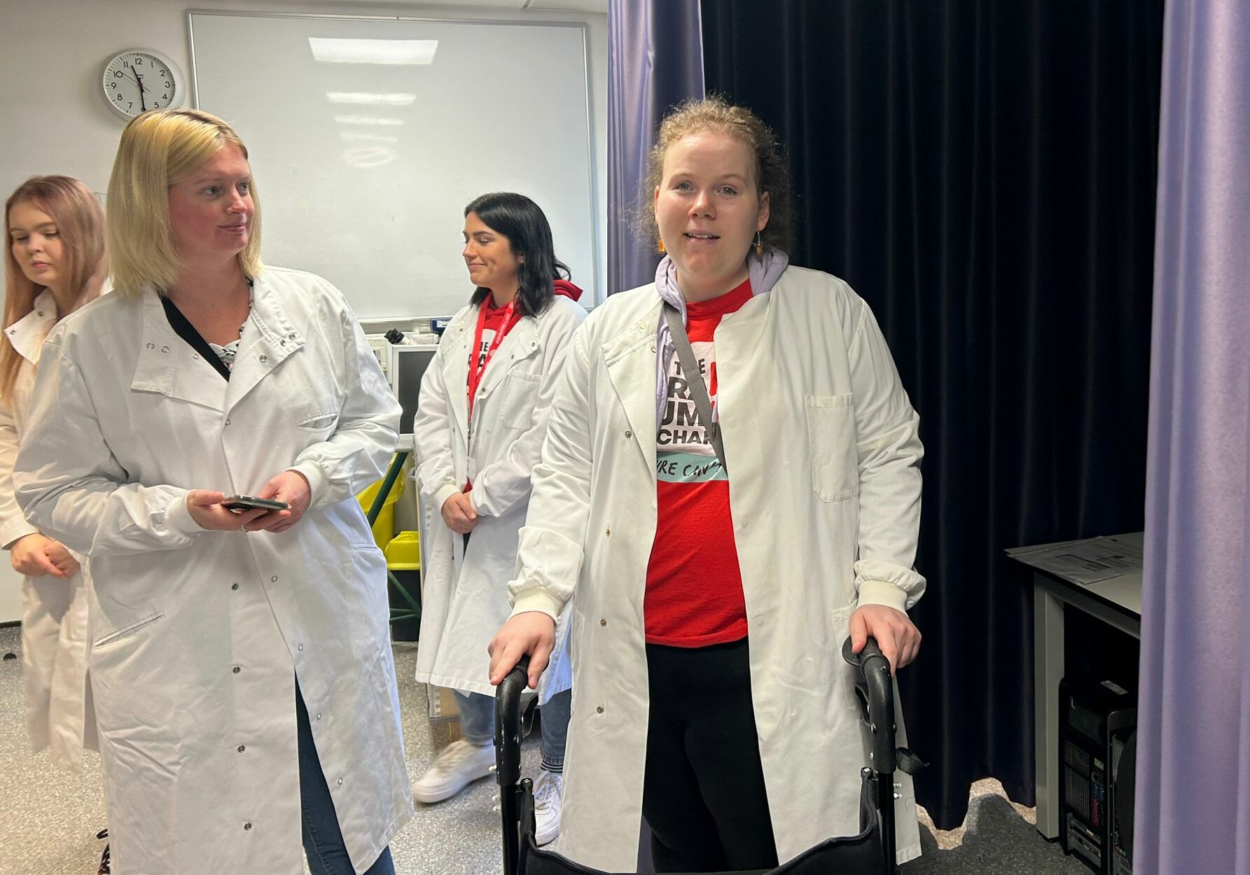 A Young Ambassador visits a medical centre