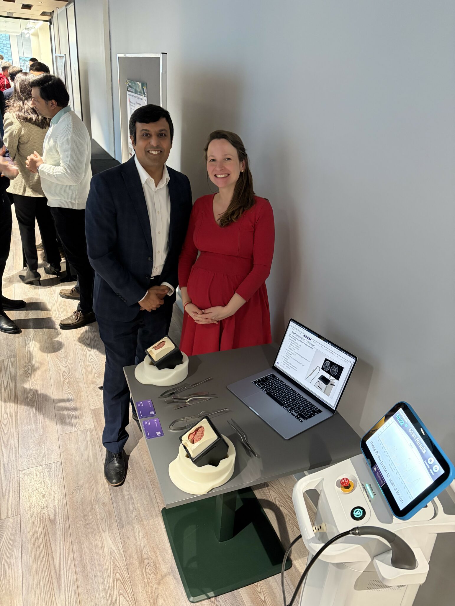 Dr Babar Vaqas and Monika Kott