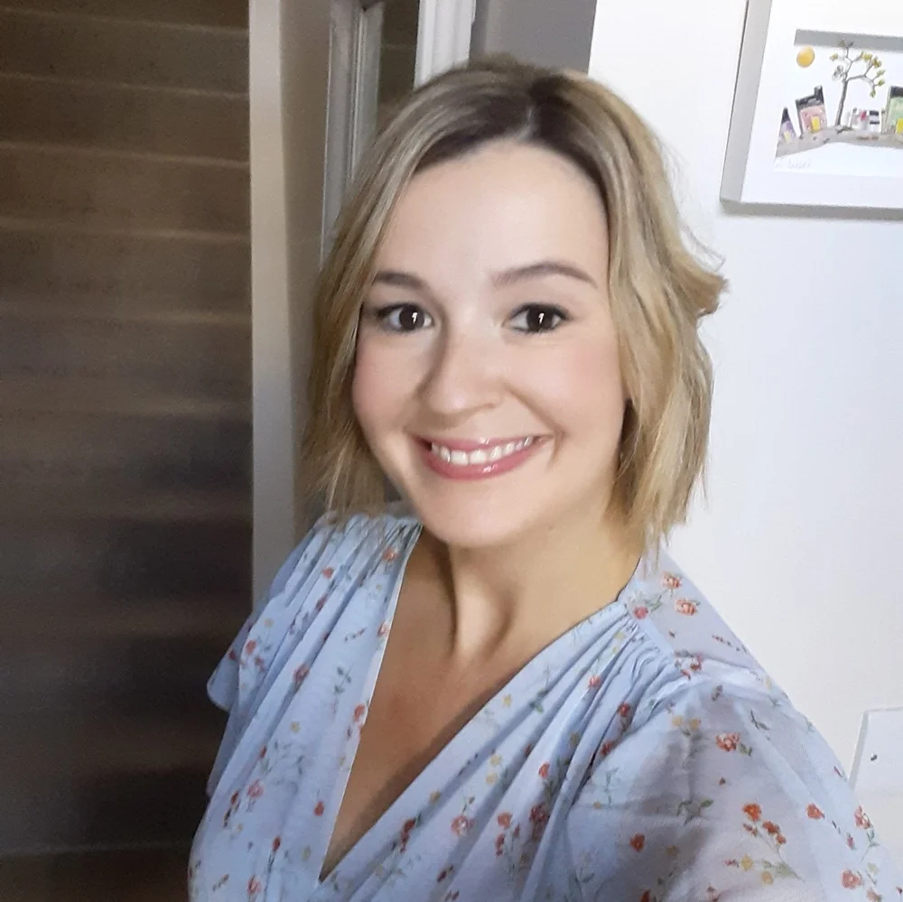 A selfie of Claire Brown, supporter and guest author for The Brain Tumour Charity
