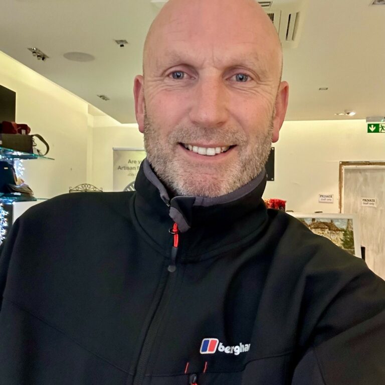 Gavin smiles in a selfie