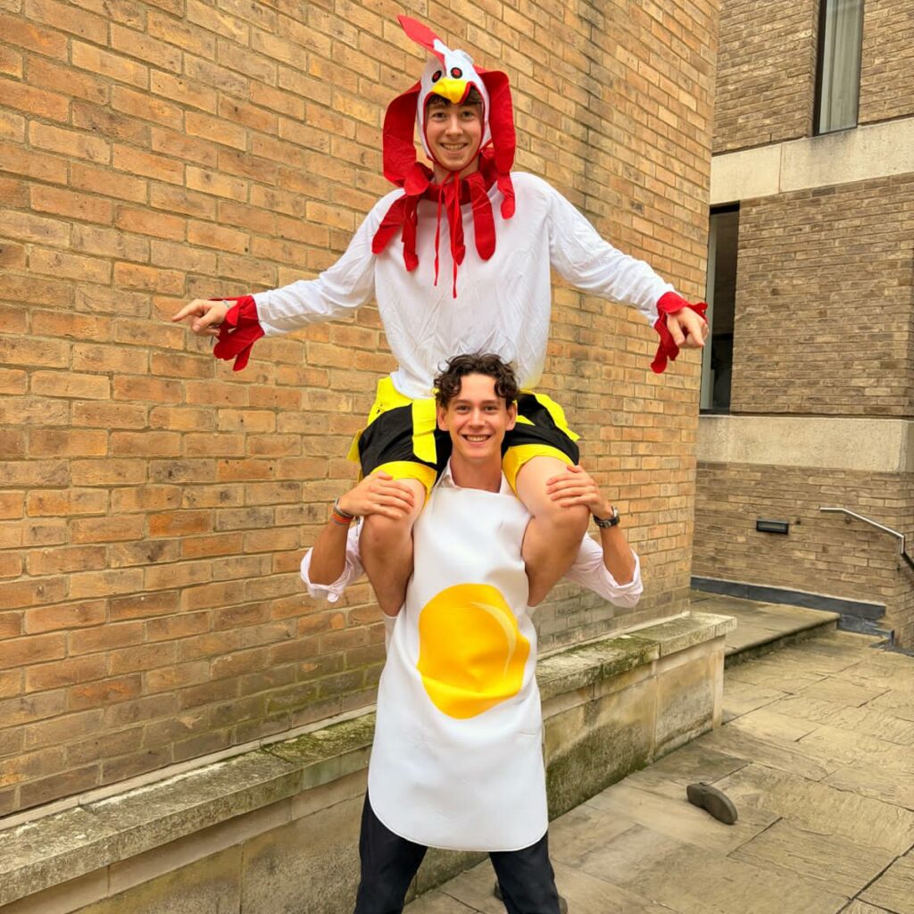 The chicken or the egg, who will come first ? 