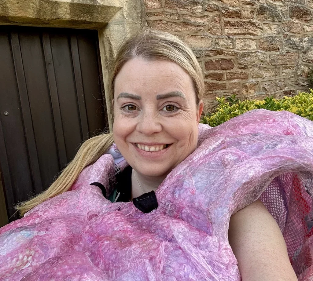 “I’m running a half marathon dressed as a brain!”