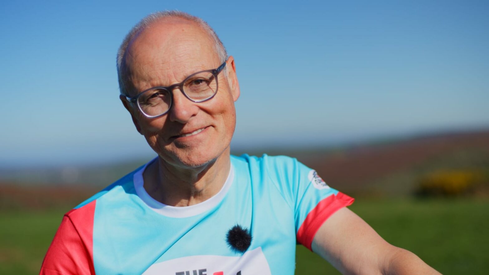 A close-up of Jeff Lancaster, who will be walking the length of the UK in memory of loves ones lost to brain tumours