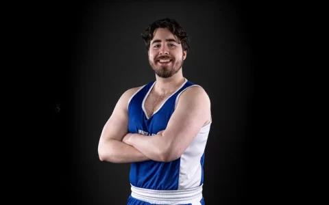 Rolling with the punches: Hugo's boxing fundraiser for mum Sophie Kinsella